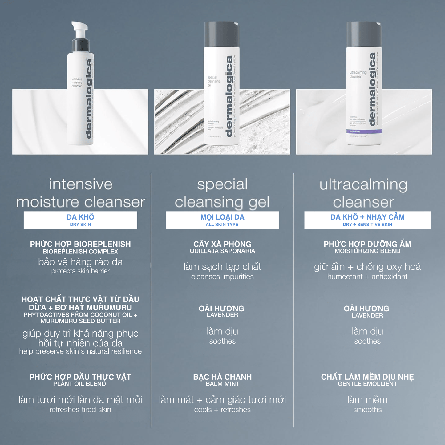 CLEANSERS CLEANSERS sữa rửa mặt intensive moisture cleanser