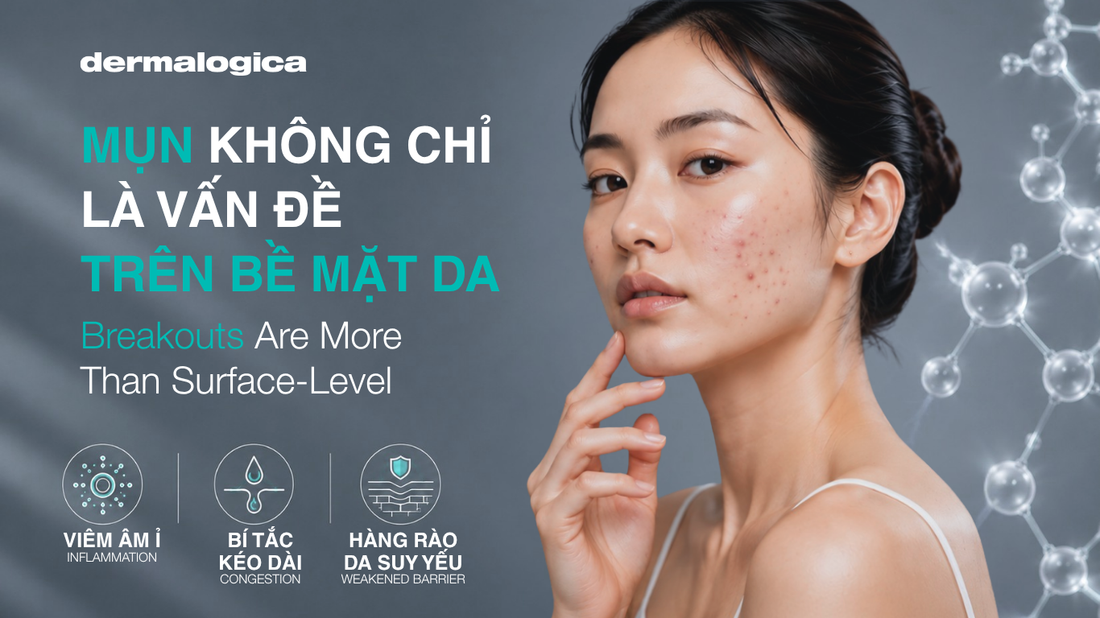 MỤN KHÔNG CHỈ LÀ VẤN ĐỀ BỀ MẶT