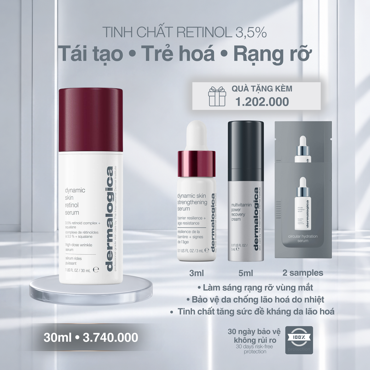 Tinh chất retinol 3.5% Dynamic Skin Retinol Serum