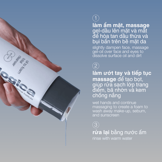 CLEANSERS CLEANSERS 250ml sữa rửa mặt & tẩy trong 2 trong 1 oil to foam total cleanser