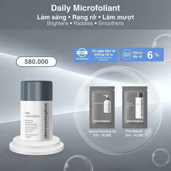 Dermalogica Vietnam Daily Microfoliant Travel Size + Double Cleanse