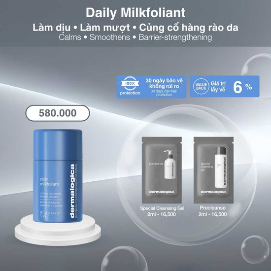 Dermalogica Vietnam Daily Milkfoliant Travel Size + Double Cleanse