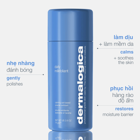 Dermalogica Vietnam exfoliants 74 g tẩy da chết yến mạch daily milkfoliant