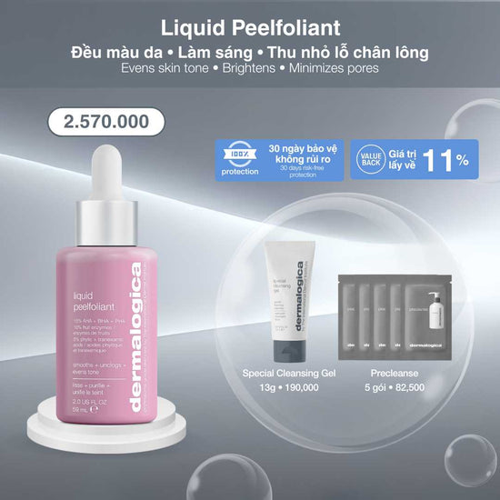 Dermalogica Vietnam Liquid Peelfoliant + Double Cleanse