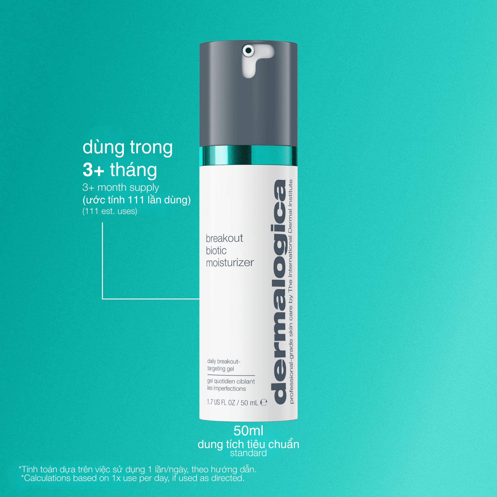 Dermalogica Vietnam MOISTURIZERS Fullsize 50ml sắp ra mắt...dưỡng ẩm giảm mụn breakout biotic moisturizer