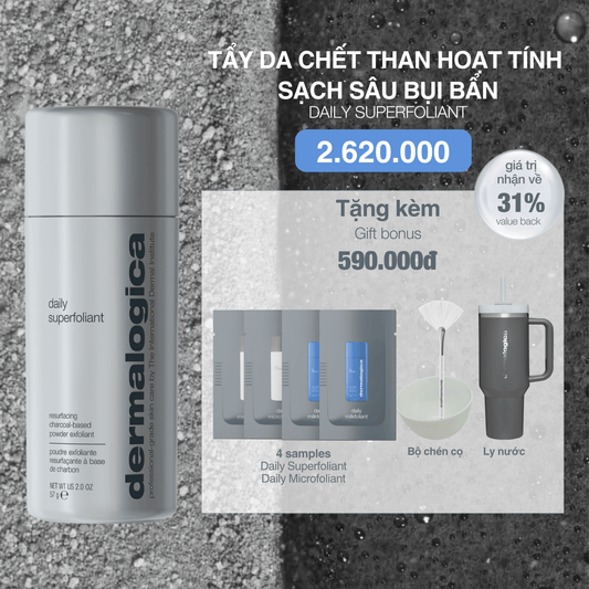 EXFOLIANTS EXFOLIANTS 13g tẩy da chết than hoạt tính daily superfoliant