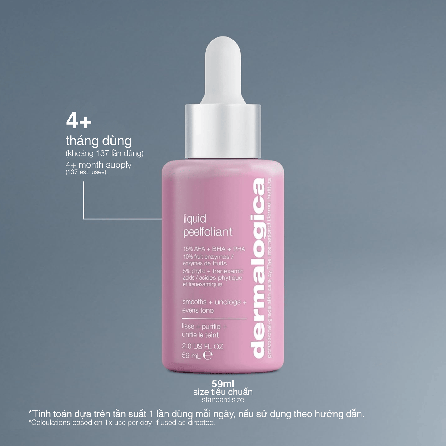 EXFOLIANTS EXFOLIANTS Fullsize 59ml peel da hàng ngày liquid peelfoliant
