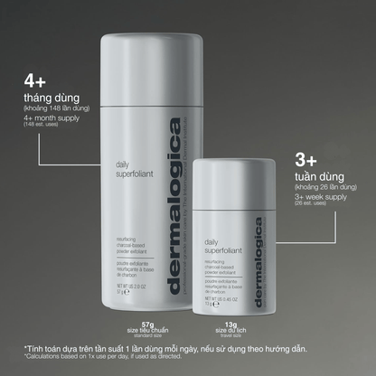 EXFOLIANTS EXFOLIANTS tẩy da chết than hoạt tính daily superfoliant