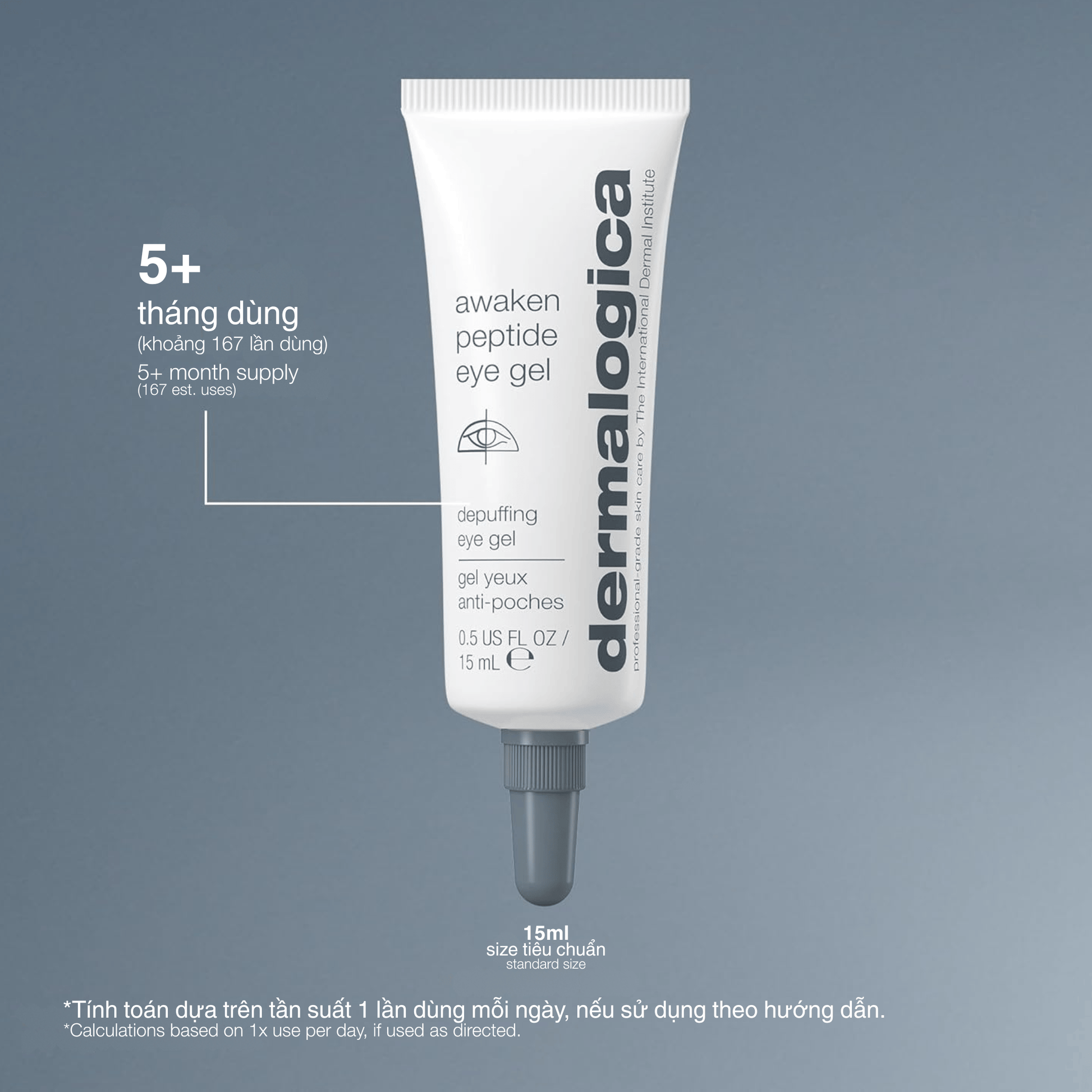 EYE TREATMENTS EYE TREATMENTS Fullsize 15ml gel giảm bọng thâm mắt awaken peptide eye gel