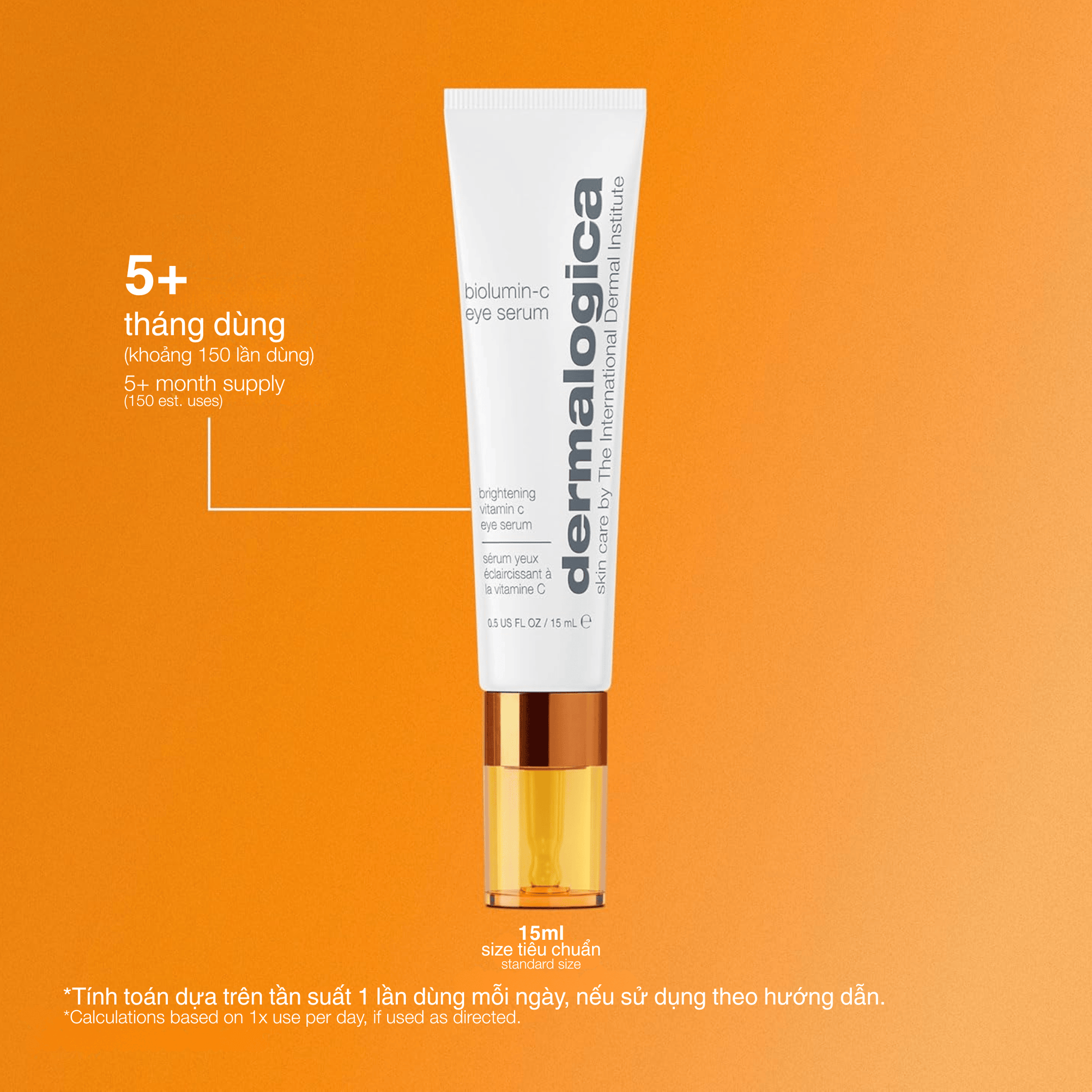 FACIAL OILS AND SERUMS FACIAL OILS AND SERUMS 15ml tinh chất vitamin c vùng mắt biolumin-c eye serum