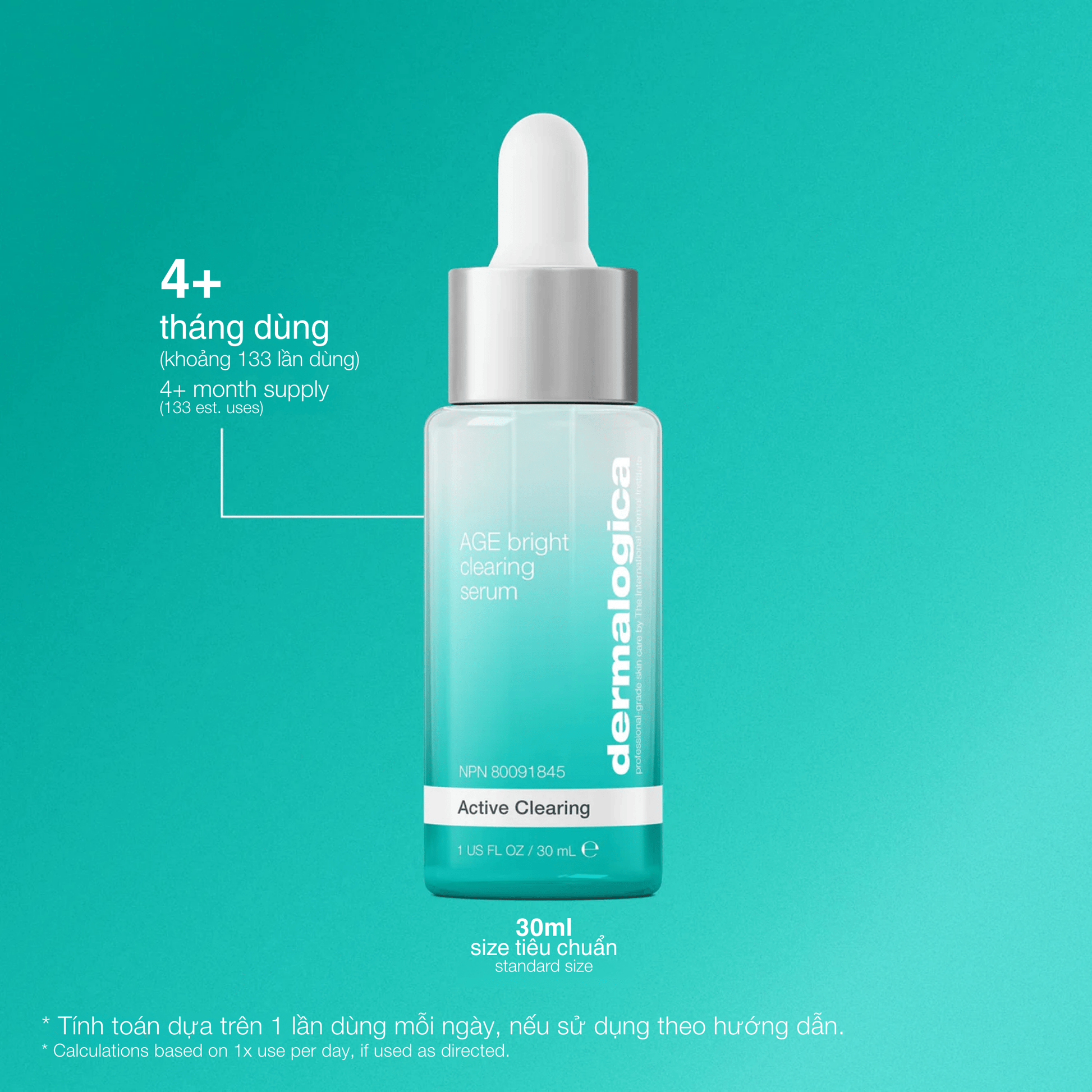 FACIAL OILS AND SERUMS FACIAL OILS AND SERUMS 30ml Age Bright Clearing Serum - Tinh chất điều trị & ngăn ngừa mụn