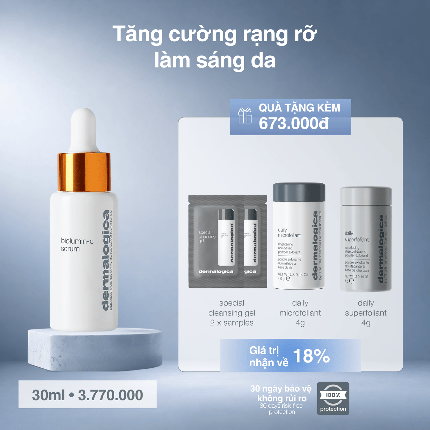 FACIAL OILS AND SERUMS FACIAL OILS AND SERUMS 30ml tinh chất vitamin c sinh học biolumin-c serum