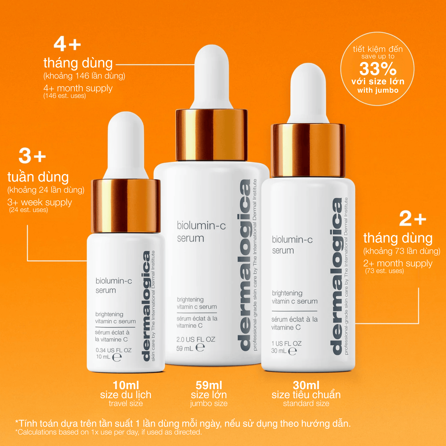 FACIAL OILS AND SERUMS FACIAL OILS AND SERUMS Biolumin-C Serum - Tinh chất Vitamin C x3 hiệu quả làm sáng siêu cô đặc & siêu thẩm thấu