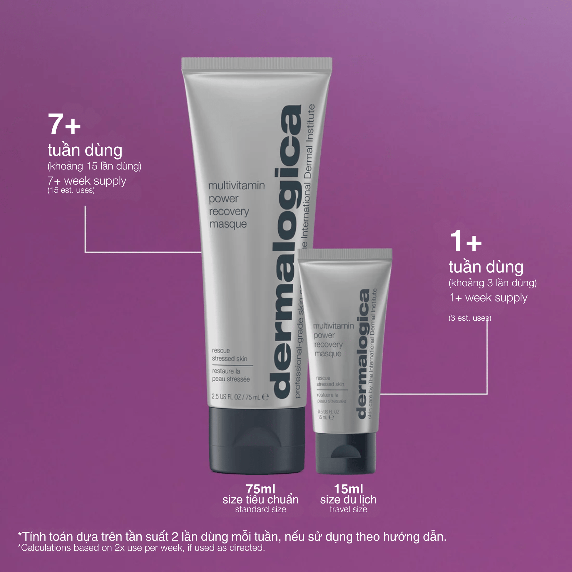 MASQUES MASQUES 75ml mặt nạ multivitamin power recovery masque
