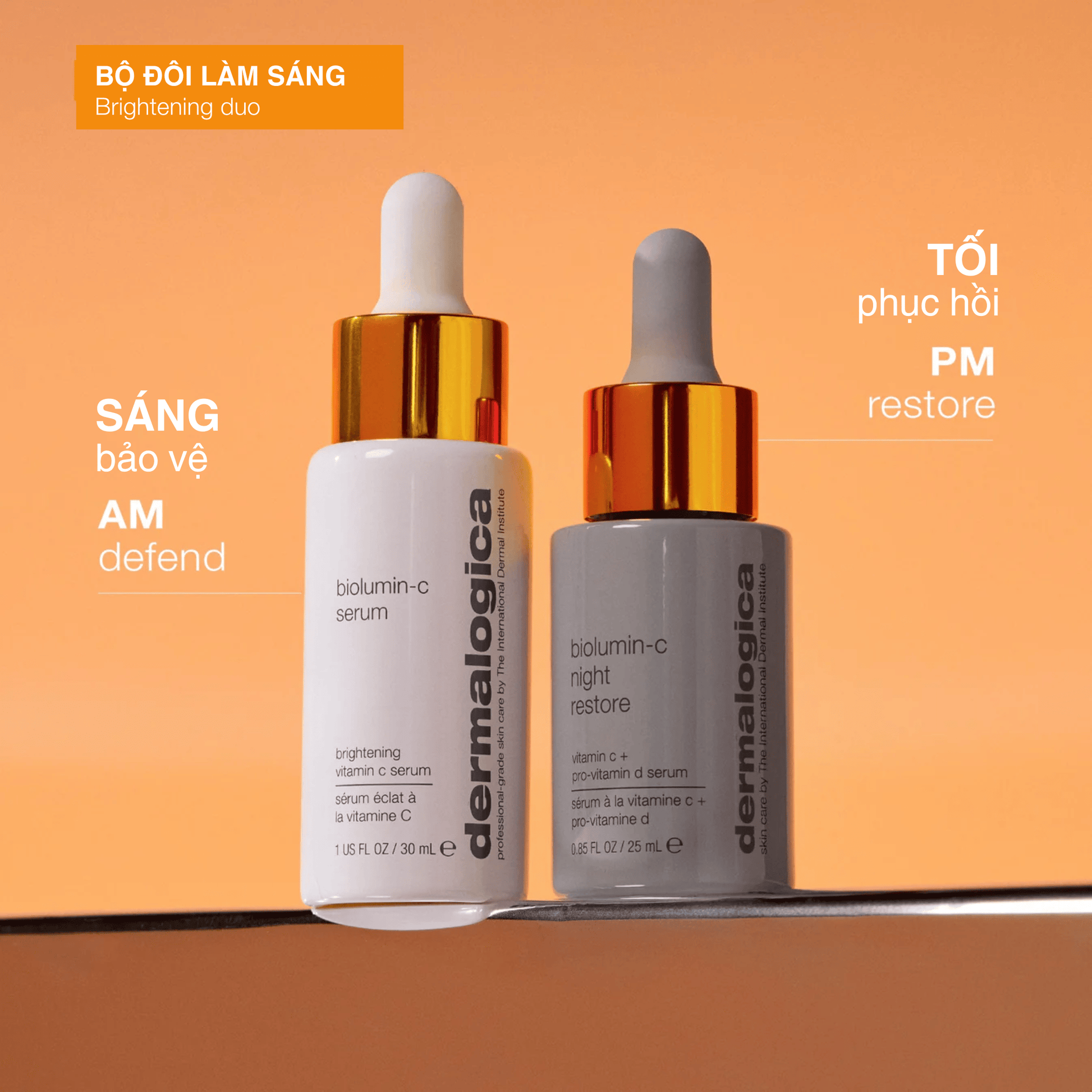 MOISTURIZERS MOISTURIZERS 25ml tinh chất phục hồi vitamin c biolumin-c night restore