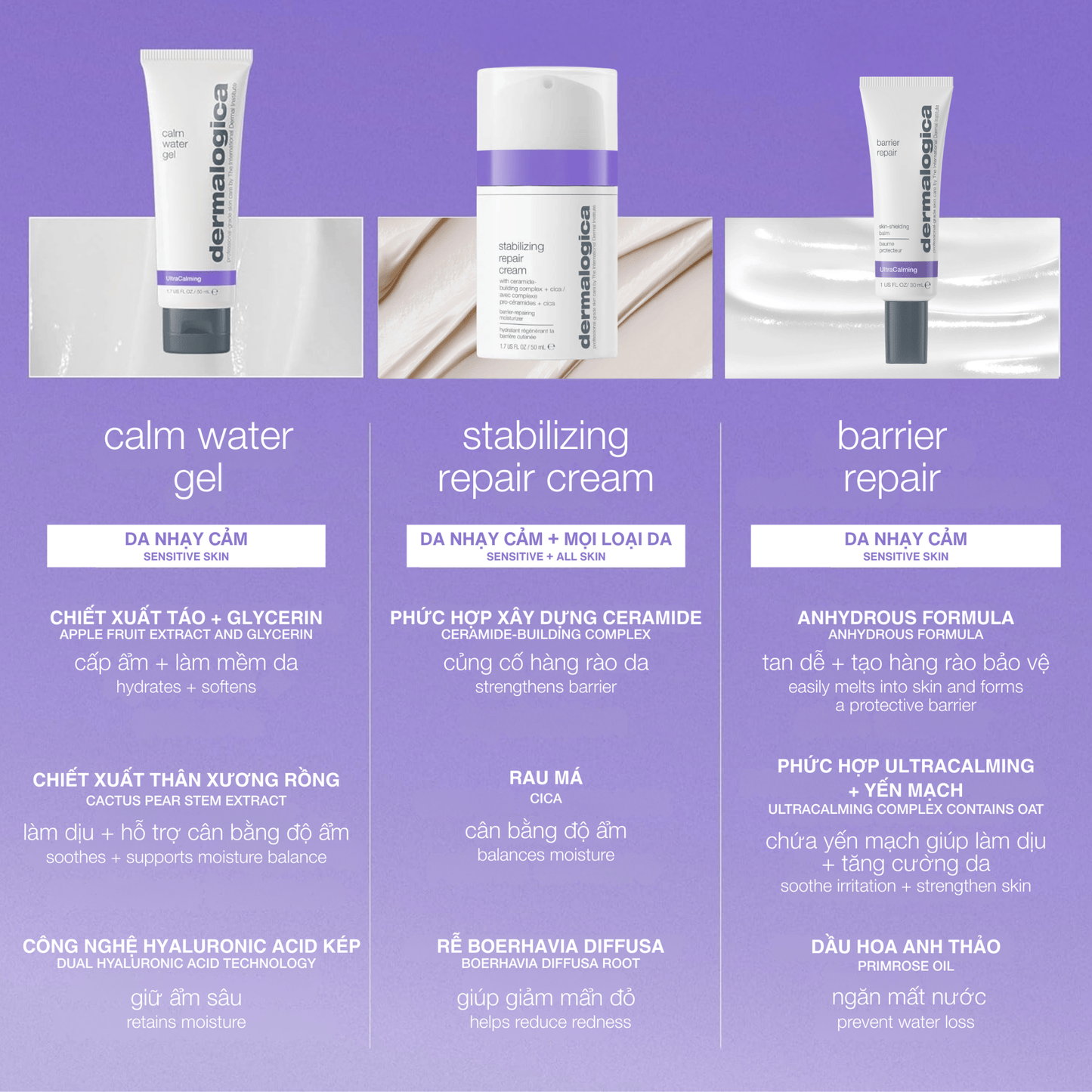 MOISTURIZERS MOISTURIZERS 50ml gel làm dịu calm water gel