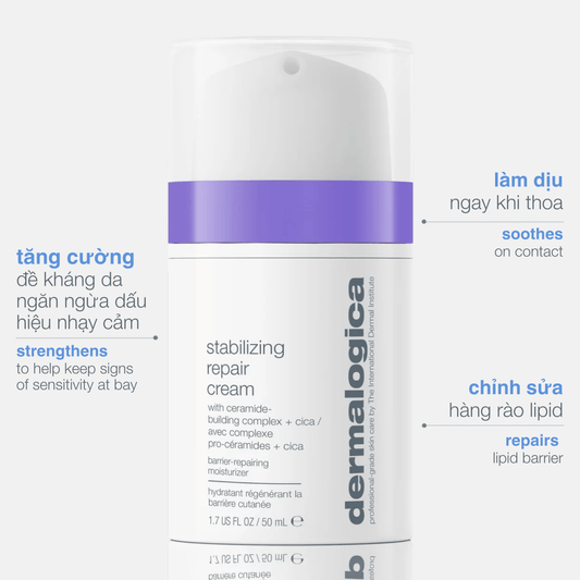 MOISTURIZERS MOISTURIZERS 50ml kem đặc trị da tổn thương stabilizing repair cream
