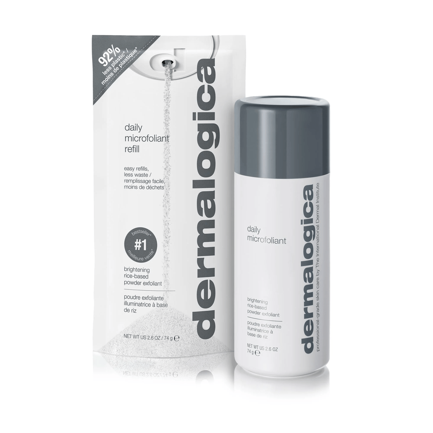 SKIN KITS SKIN KITS bộ đôi Bộ đôi tẩy da chết bán chạy nhất Daily Microfoliant ( 1 fullsize + 1 refill )