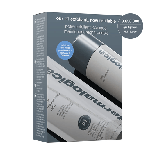 SKIN KITS SKIN KITS bộ đôi Bộ đôi tẩy da chết bán chạy nhất Daily Microfoliant ( 1 fullsize + 1 refill )