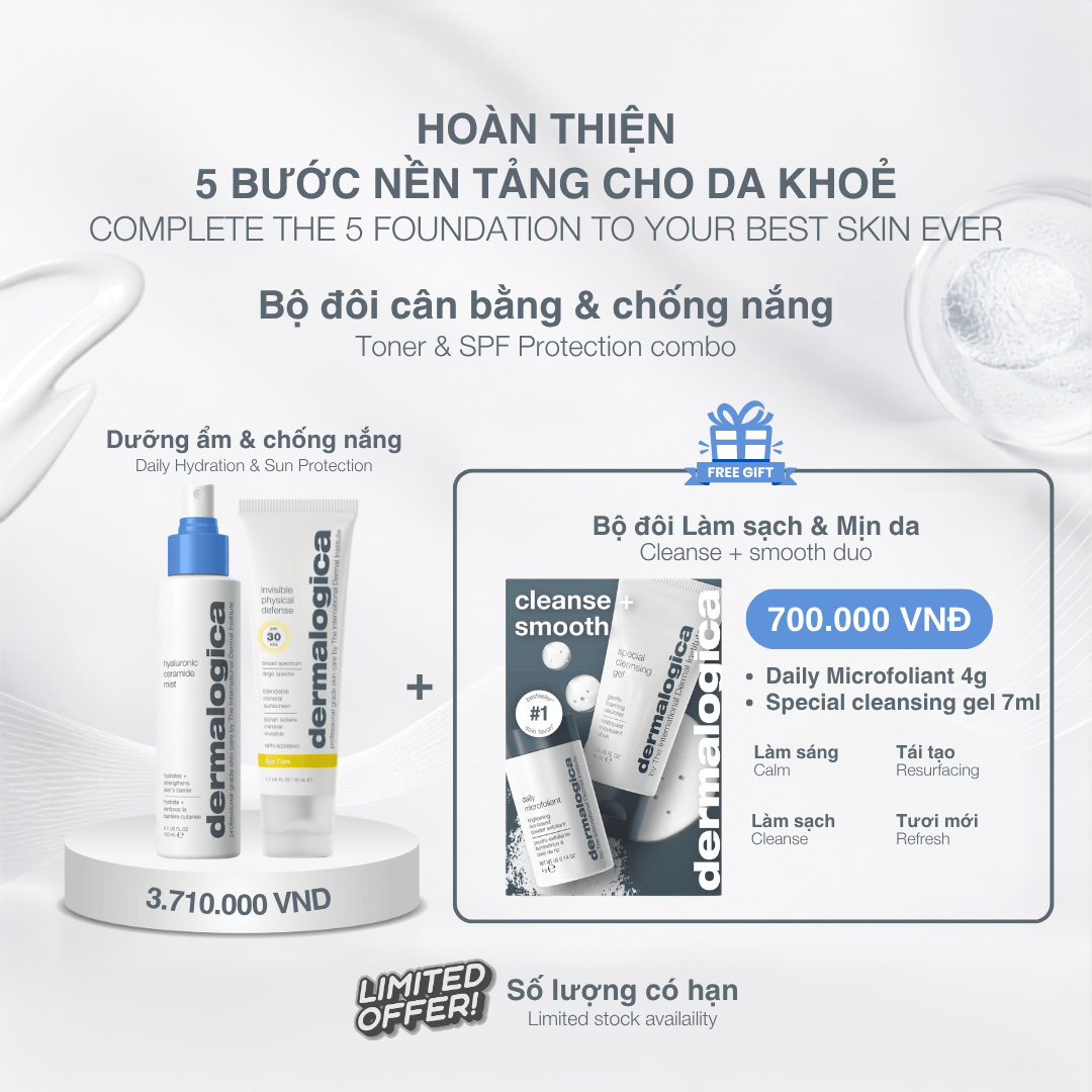 SKIN KITS SKIN KITS bộ sản phẩm Bộ đôi cân bằng & chống nắng